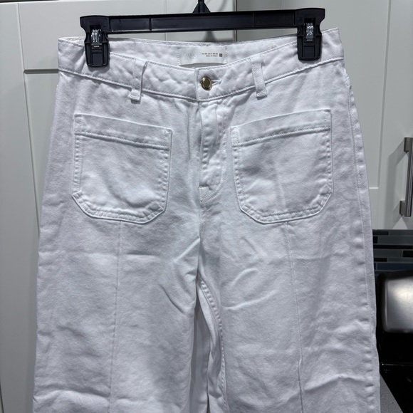 Zara wide leg front pockets jeans - Picture 4 of 9